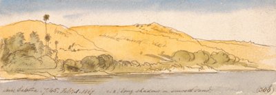 Above Sabooa by Edward Lear